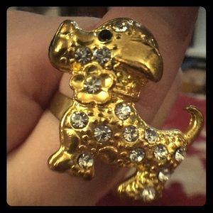 Yellow Dog Adjustable Ring